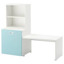 Ikea Stuva Fritids Table With Toy Storage White Light Blue This Solution Is Made To Fit The Height And Motoric Sk Bookcase With Drawers Ikea Stuva Ikea
