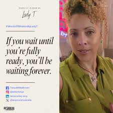 No one ever starts with all the answers. Take the step, learn as you go,  and trust yourself along the way. #WordsofWisdomByLadyT  #ActionOverPerfection #JustStart