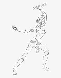 It was, however, used more famously by the rebellion. Ahsoka Tano Lineart By Gwencandrawzat D7abczl Coloring Ahsoka Tano Png Image Transparent Png Free Download On Seekpng