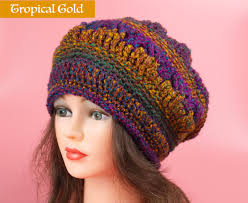 Slouchy Chunky Beanie Hat, Autumn Winter Women/unisex Gift, Multicolour  Design, Soft Oversized Crochet Ladies Accessory, Personalised Sizes