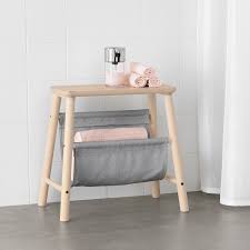 Un tabouret de rangement 3 en 1 ! Vilto Tabouret Avec Rangement Bouleau 45 Cm Ikea