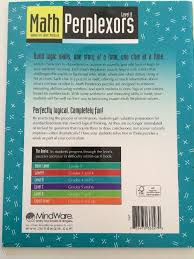 mindware math perplexors level b deductive logic puzzles problems 1819962939