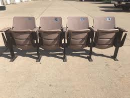 Set Of Four Authentic Seats From Carver Hawkeye Arena