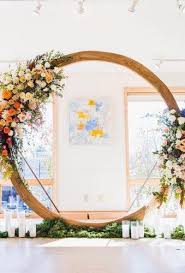 Many brides want their wedding ceremony to have a gorgeous and personalized backdrop with seasonal flowers, fabrics, and various builds, building a simple, chic rustic arbor yourself isn't difficult at all with a easy diy project. Weddingforward Posts From 18 Beautiful Ideas Industrial Wedding Decor For 03 11 2019 Milled