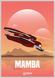 Trying out for long andmedium range highly engineered speed machine. Artstation Elite Dangerous Mamba Poster Mathew Maddison