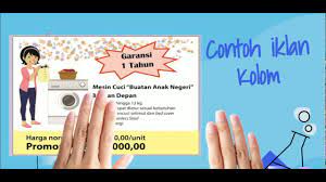 Bentuk Iklan Cetak Kelas 5 Sd Tema 9 Youtube