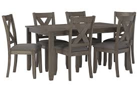 Caitbrook Dining Table And Chairs Set Of 7 Ashley Furniture Homestore Table And Chair Sets Dining Table Chairs Dining Table