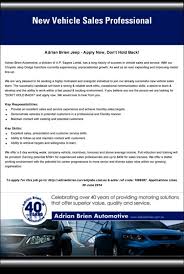 In addition to selling products and services to existing customers and prospects, they may take responsibility for managing relationships with key accounts, a company's most important customers. We Are Very Pleased To Be Seeking A Highly Motivated And Energetic Individual To Join Our Already Successful Sales Manager Jobs Sales Manager Automotive Sales