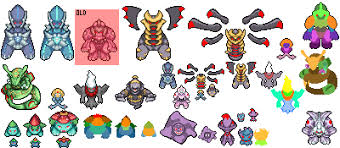 Pokemon with horn on head. New Pokemon Sprites By Horn Head O On Deviantart