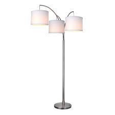 Hampton Bay 78 In Height 3 Arc Floor Lamp Brushed Nickel Finish Af40818sa Arc Floor Lamps Nickel Floor Lamp Floor Lamp