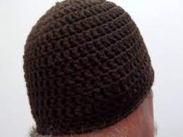 Crochet Man Skull Cap Wool Beanie Crochet Hat Man Brown Etsy Crochet Mens Hat Mens Crochet Beanie Crochet Beanie Hat