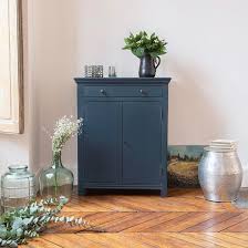 Buffet Parisien 2 Portes 1 Tiroir Leandre Passage Vernet Bleu Decoclico Buffet Parisien Mobilier De Salon Decor Salon Maison
