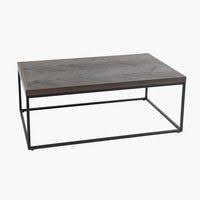 Stolik Kawowy Halskov 65x100 Braz Czarny Salontafel Koffietafel Witte Salontafels