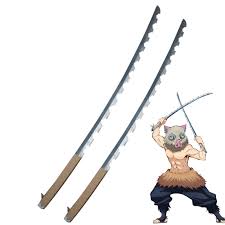 Kimetsu no yaiba, you have certainly come to the right place. Demon Slayer Kimetsu No Yaiba Inosuke Hashibira Two Sword Cosplay Weapon Prop