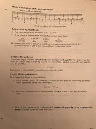 7 feet to cm = 213.36 cm. Solved Model 2 Definitions Of The Inch And The Foot 1 In Chegg Com
