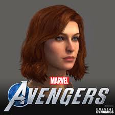 The problem is, black widow's changing hair throughout the three trailers don't exactly match up her natural red hair has returned and is long, but you can see the remnants of her blonde hair at the this is also the same hair she has when the avengers walk through the hangar in their matching. Artstation Marvel S Avengers Game Black Widow Iconic Hair Brendon Isaiah Bengtson
