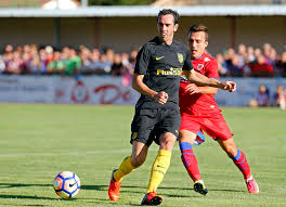 Toni varea, jaume pol, borja vicent, ale cortijo, borja san emeterio (c), antonio cotán, david sanz, j. Club Atletico De Madrid First Win Of The Pre Season In El Burgo De Osma