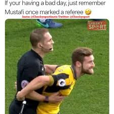 Mustafa ali comments on meme perceived as stereotyping him as a terrorist. Cheekysport On Twitter Shkodran Mustafi The Gift That Keeps On Giving Https T Co Dk5pebanuf Twitter