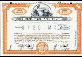 View the volume, market cap and revenue of the stock. Pin On Coca Cola Stock Certificates Aktien Akcie Scripophily Azpartner1