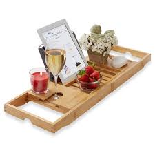 Check spelling or type a new query. Casafield Bamboo Bathtub Caddy Luxury Expandable Bath Tray Adjustable Tub Organizer Holder For Tablet Book Phone Wine Glass Candles And Soap Walmart Com Walmart Com