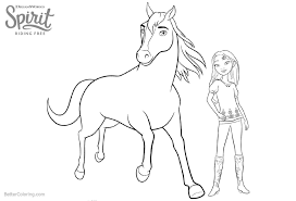 Select one of 1000 printable coloring pages of the category adult. Free Lucky From Spirit Riding Free Coloring Pages With Horse Printable For Kids And Adults You Ca Spirit Riding Free Free Coloring Pages Spirit Coloring Pages