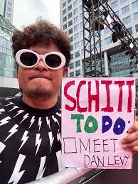 Meeting Dan Levy at TIFF premiere