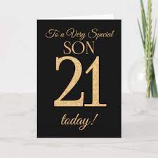 De 21ste Van Verjaardag Zoon Cadeaus Zazzle Be