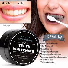 Pemutih Gigi Tercepat Ampuh Asli Alami Natural Aman Bpom Odol Pasta Gigi Teeth Whitening Charcoal Original Di Lapak Berlian Store Bukalapak