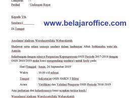 Aula smk n 1 magelang tanggal : Dokumen Undangan Rapat Pembentukan Organisasi Sekolah Contoh Notulen Rapat Struktur Organisasi Sekolah