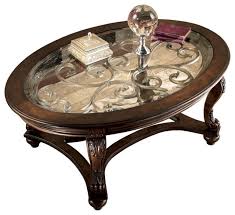 Enjoy brilliant deals on the products and perks such as. Traditional Oval Coffee Table Veneer Wood Glass Top Dark Brown Finish Victorian Coffee Tables By Decor Love Houzz