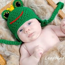 Frog Prince Crochet Hat With Jeweled Crown for Newborn Baby Boys, Photo  Prop, Gift, Sizes Preemie, Small Newborn, Large Newborn