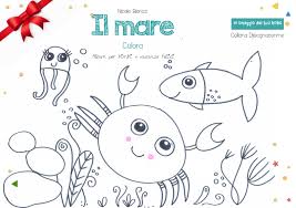 Prodotti per la scuola, forniture all'ingrosso per cartolai tabacchi e cartolerie. Giochi E Disegni A Tema Mare Da Colorare E Completare