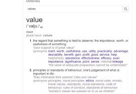 They serve as a guide for human behavior. What Is Value Quora