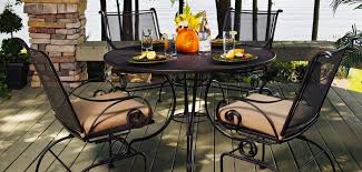 3 Consider Wrought Iron For Heavy Duty Outdoor Furniture It Is Remarkably Durable Wrought Iron Patio Furniture Iron Patio Furniture Outdoor Furniture Design