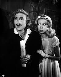 Celebratory parody of the 1930s frankenstein films as the doctor's grandson inherits the creepy old transylvanian estate. Young Frankenstein Gene Wilder Teri Garr 1974 Photo Newer Movies Young Frankenstein Movies Frankenstein