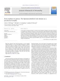 Pdf From Madness To Genius The Openness Intellect Trait Domain As A Paradoxical Simplex
