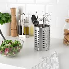 Can openers, cutters & garlic presses grater, peelers & slicers juicers & squeezers measuring jugs and scales salt and pepper mills spatula, tongs & turner spoons, ladles & scoops strainers, sieves & colanders utensils sets whisks, skimmers & potato mashers. Ordning Stainless Steel Kitchen Utensil Rack Ikea