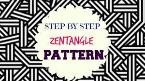 How to do zentangle for beginners. How To Draw Zen Tangle Patterns Step By Step Tutorial Youtube