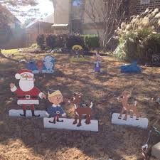 Rudolph And The Misfit Toys Christmas Yard Art Outdoor Christmas Decorations Outdoor Christmas