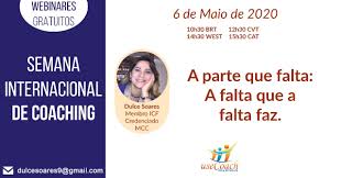 A Parte que Falta: A Falta que a Falta faz! Com Dulce Soares Membro  Credenciada MCC ICF.