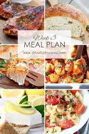 Easy Weekly Meal Plan Week 3 Every Saturday I Ll Provide Seven Dinner Ideas One For Every Day Of The Week Plu Easy Holiday Recipes Easy Meals Meal Planning