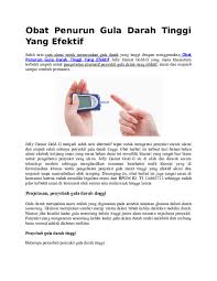 Pada kondisi normal, kandungan gula darah berkisar 70 hingga 100 miligram per desiliter (mg/dl). Doc Obat Penurun Gula Darah Tinggi Yang Efektif Yuni Astriani Academia Edu