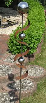 St100 Gartenstecker Edelrost Stelle Skulptur Hohe Ca 150 Cm Gartenstecker Garten Gartendekoration