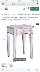 Pin By C On Apartment Style Home Goods Furniture Mirrored Accent Table Apartment Style