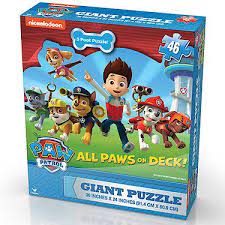 Its large, soft foam pieces are perfect for little hands, and 25 pieces presents a fun challenge to. Spinmaster 6033327 90 Cm Paw Patrol Giant Floor Puzzle Buy Online In Angola At Angola Desertcart Com Productid 50631680