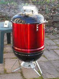 How To Build A Mini Smoker Diy Projects For Everyone Portable Smoker Kettle Bbq Homemade Smoker