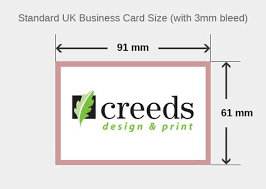 Business card sizes and tips on how to setup design with bleeds. Business Card Size
