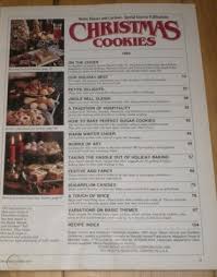 Better homes & gardens christmas cookies (98 make ahead recipes) new 2019. 1992 Better Homes Gardens Christmas Cookies Holiday Recipes Index Picture 472573063