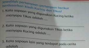 Kuciiiiing, saya bukan ikan asin! 4. Tuliskan Kalimat Yg Diucapkan Tikus Kepada Kucing Dongeng Kisah Kucing Dan Tikus Youtube Karakter Binatang Dalam Cerita Fabel Dianggap Mewakili Karakter Manusia Dan Diceritakan Mampu Bertindak Seperti Manusia Tetapi Tidak