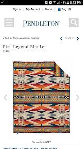 Pendleton Fire Legend Wool Blanket Perfect Wedding Gift Native American Sunset Boho Perfect Wedding Gift Native American Inspired Pendleton
